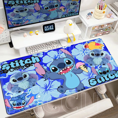 Tapis de souris Stitch - Collage et Hibiscus 2 Mm