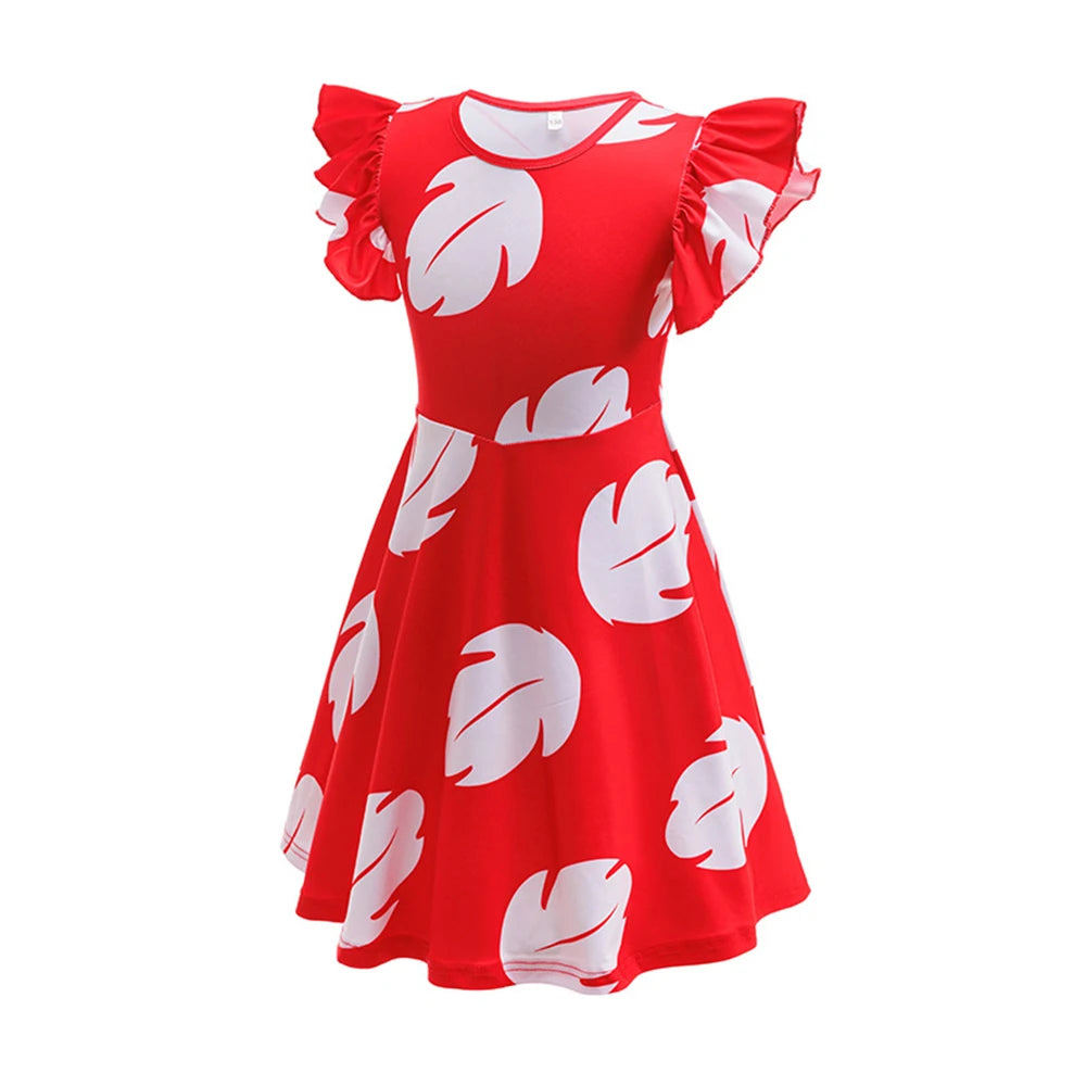 Déguisement Lilo - Robe avec Perruque et Peluche Stitch