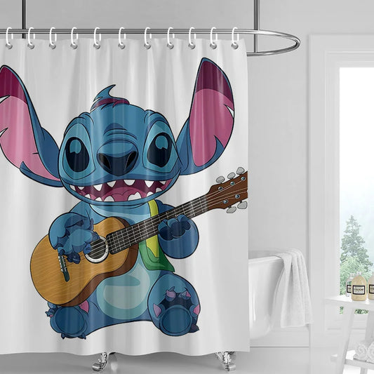 Rideau de douche Stitch - Guitare