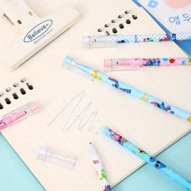 Stylos effaçables Stitch et Angel - Lots de 6 ou 12