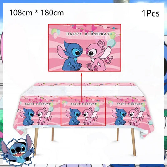 Nappe Stitch et Angel - Happy Birthday Rose