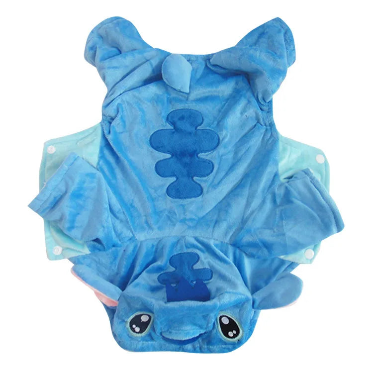 Déguisement Stitch pour chien - Combinaison Bleue