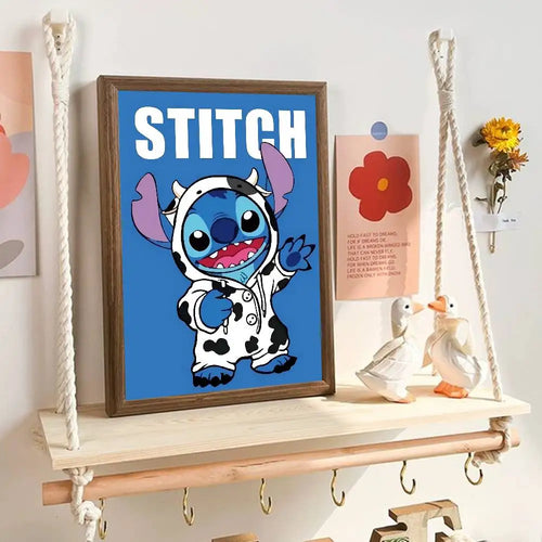 Affiche Stitch - Costume de Vache
