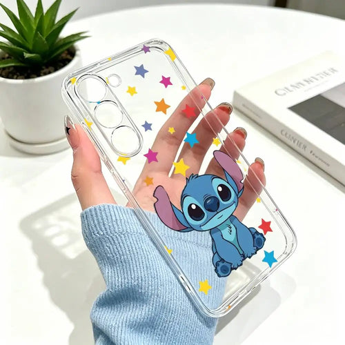 Coque Samsung Galaxy A Stitch - Assis et Étoiles Colorées
