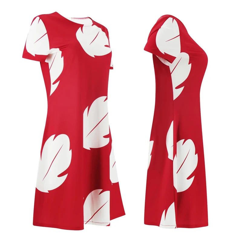 Déguisement Lilo - Robe et Deux Fleurs