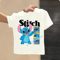 Stitch Blanc Et Portraits en Vignettes