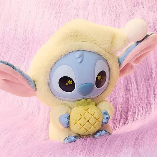 Peluche à suspendre Stitch - Capuche Jaune et Ananas