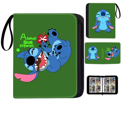 Album pour 400 cartes Stitch - Aloha sur Fond Vert