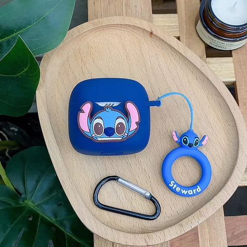 Étui JBL Tune Flex Stitch - Bleu et Anneau