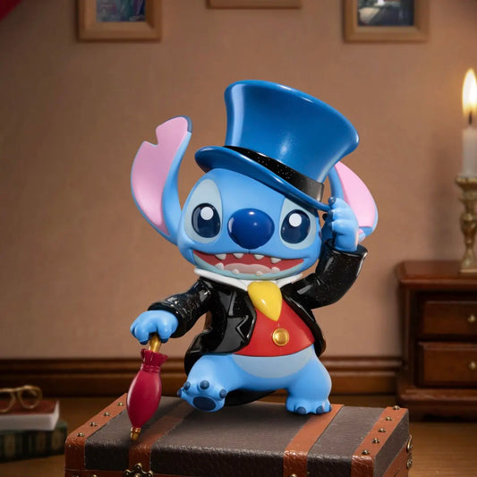 Figurine Stitch - Haut de Forme et Parapluie