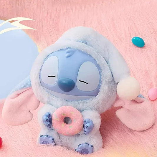 Peluche à suspendre Stitch - Capuche Bleue et Donut