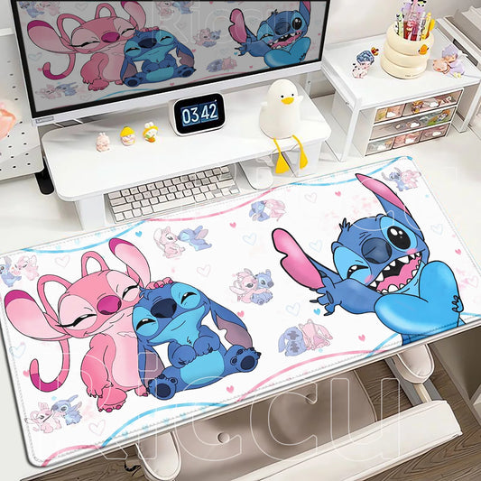 Tapis de souris Stitch et Angel - Petits Dessins 2 Mm