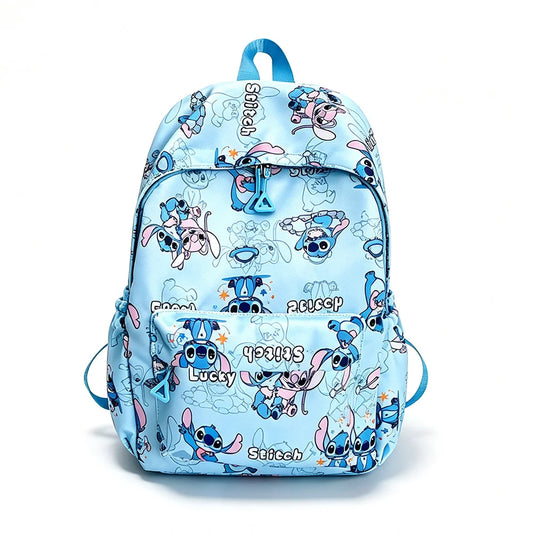 Sac à dos Stitch et Angel - Bleu et Motifs Variés