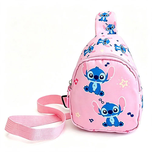 Sac poitrine Stitch - Rose avec Notes de Musique
