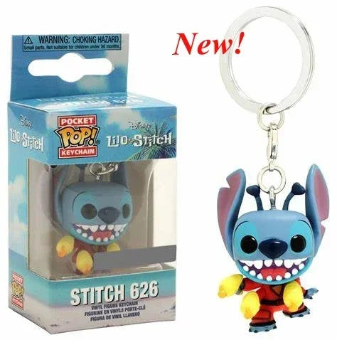 Porte-clés Figurine Stitch 626 Costume Rouge