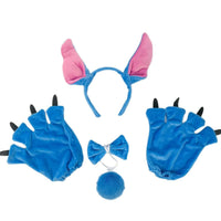 Oreilles Gants et Nœud Bleu