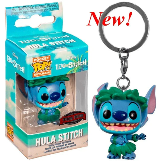 Porte-clés Figurine Stitch Tenue de Hula