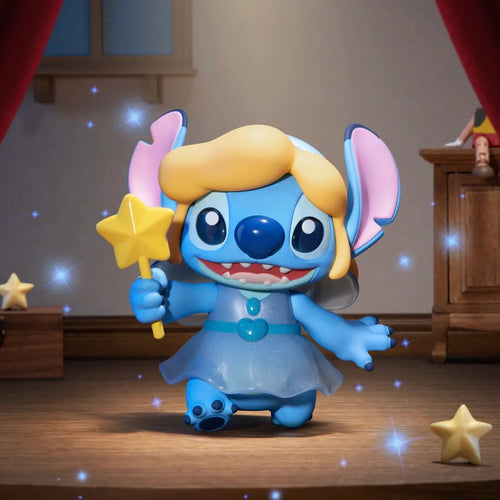Figuur Stitch - Blauwe Fee en Sterren