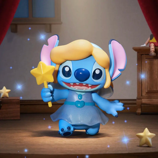 Figurine Stitch - Fée Bleue et Baguette Étoile