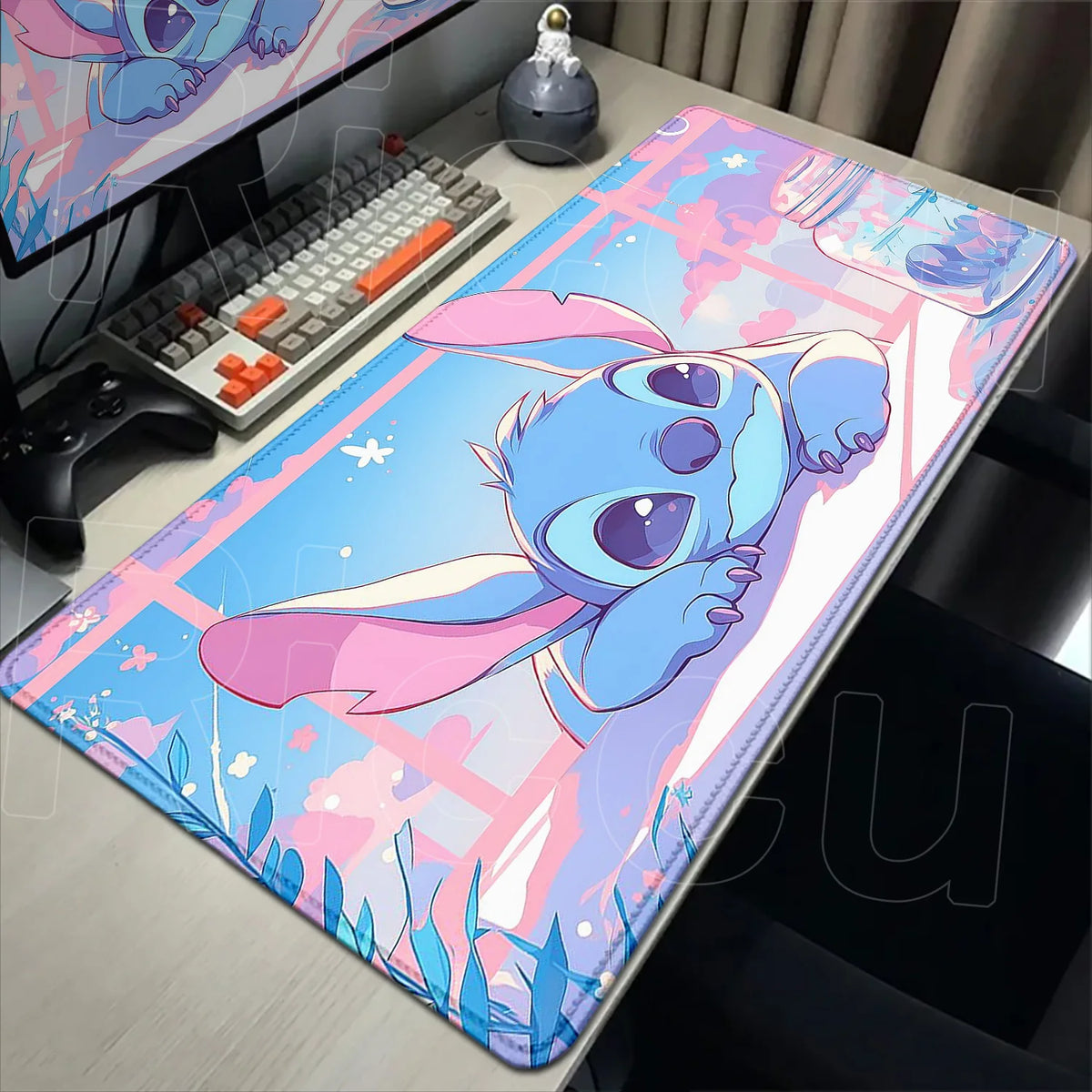 Tapis de souris Stitch - Tourbillon Cosmique Pastel