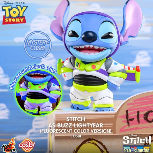 Figurine Stitch - Buzz L’Éclair Fluorescent