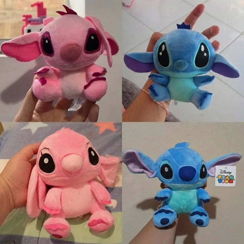 Peluche Stitch - Rose Vif et Ventre Rose Pâle