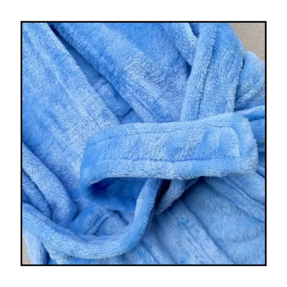 Stitch Children's Hooded Dressing Gown - Blue