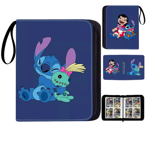 Album pour 400 cartes Stitch - Endormi avec Poupée