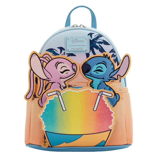 Mini sac à dos Stitch et Angel - Glace Multicolore