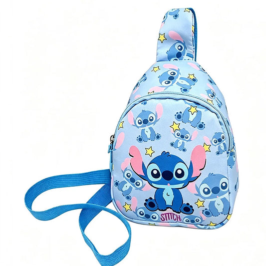 Sac poitrine Stitch - Bleu avec Étoiles