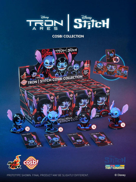 Coffret de 8 figurines surprises Stitch - Tron Ares