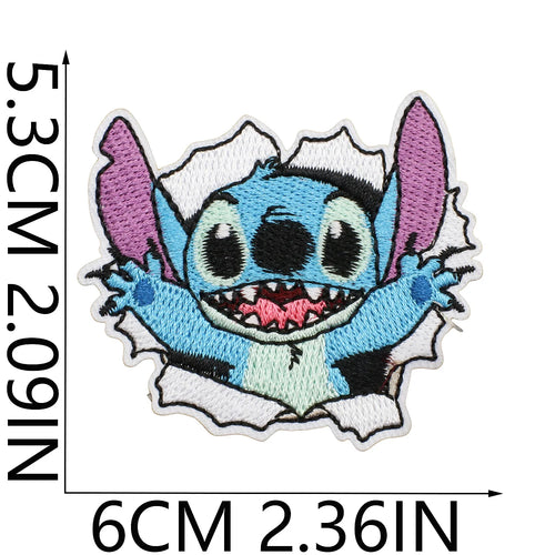 Écusson Stitch - Traversant un Mur
