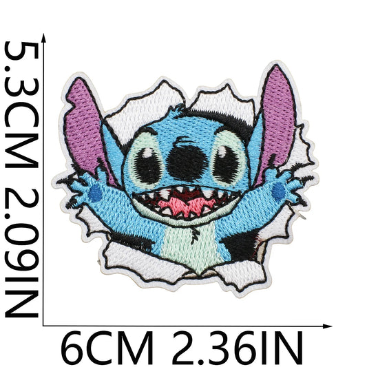 Écusson Stitch - Traversant un Mur