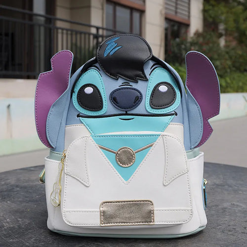 Sac à dos Stitch - Chanteur en Costume Blanc