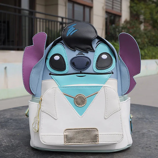 Sac à dos Stitch - Chanteur en Costume Blanc