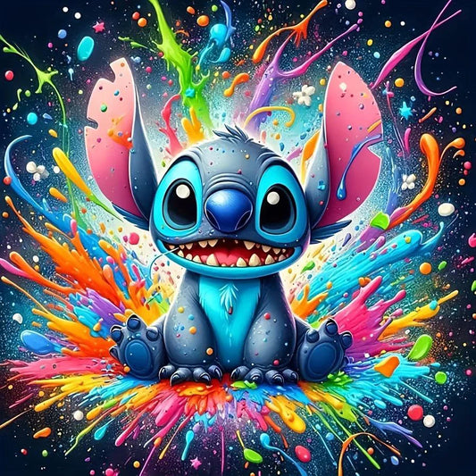 Broderie diamant Stitch - Éclaboussures à Diamants Ronds Fairy Dust