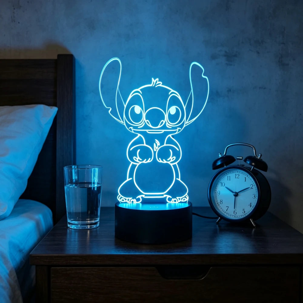Lampe LED Stitch - Danse sur un Pied