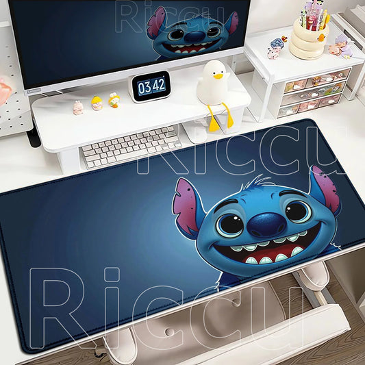 Tapis de souris Stitch - Sourire Bleu Nuit 2 Mm