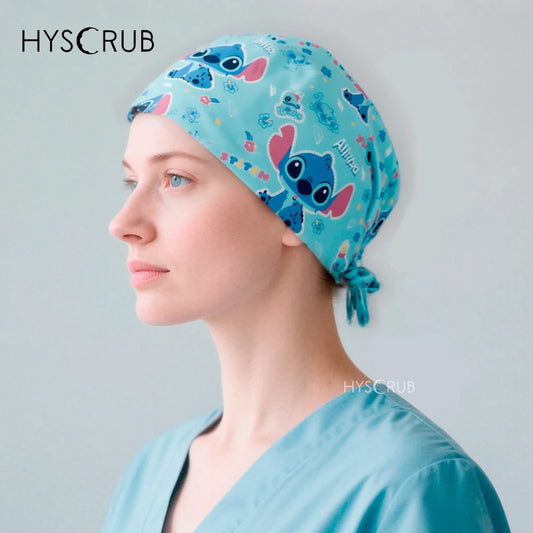 Calot Stitch - Fond Turquoise