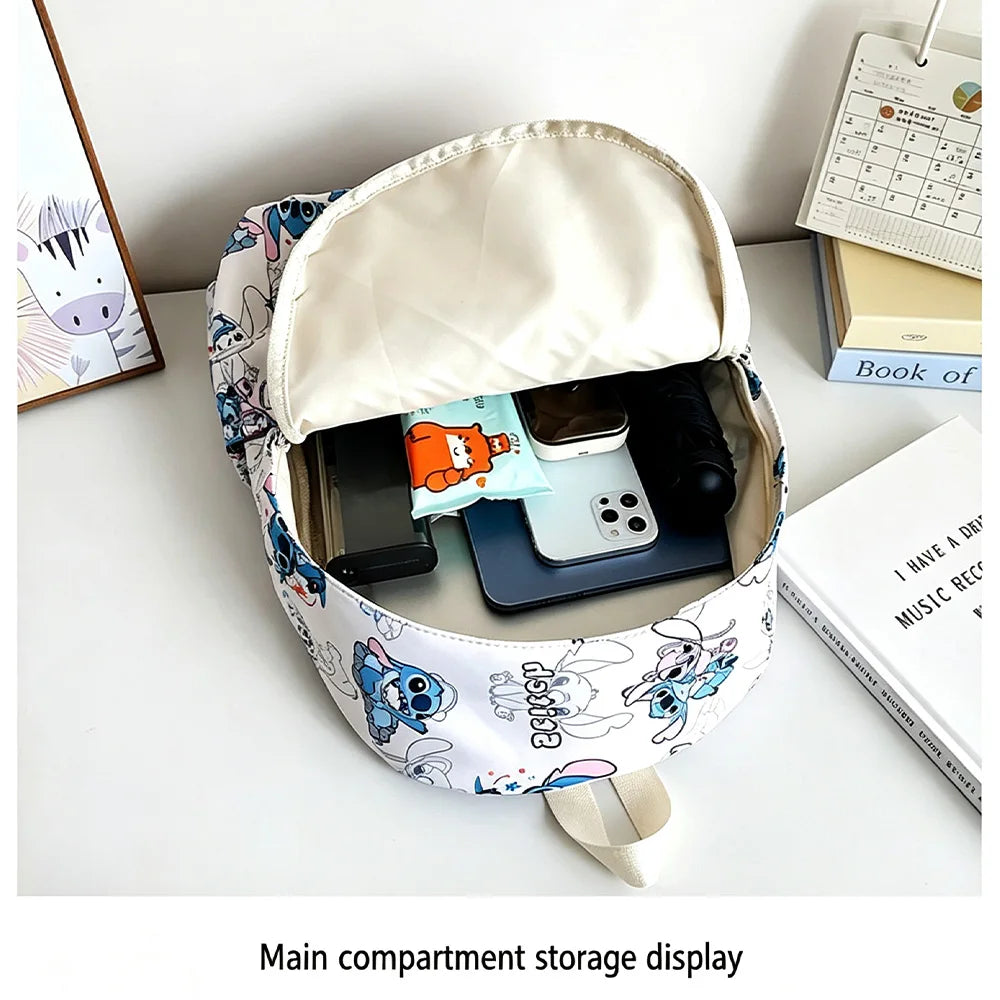 Lot de 2 sacs à dos Stitch - Violet et Rose