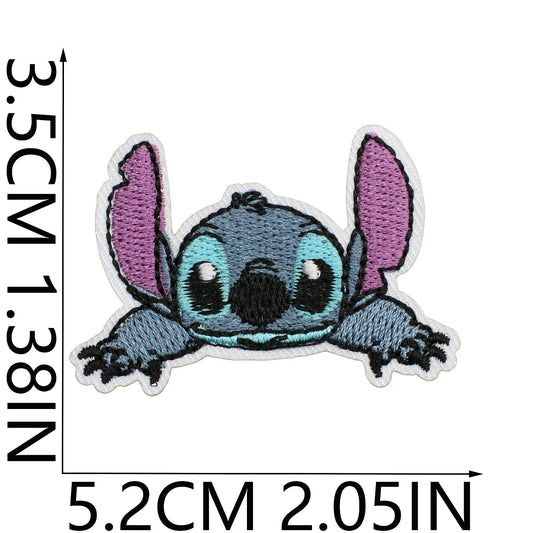 Petit écusson Stitch - Accoudé 5,2 cm