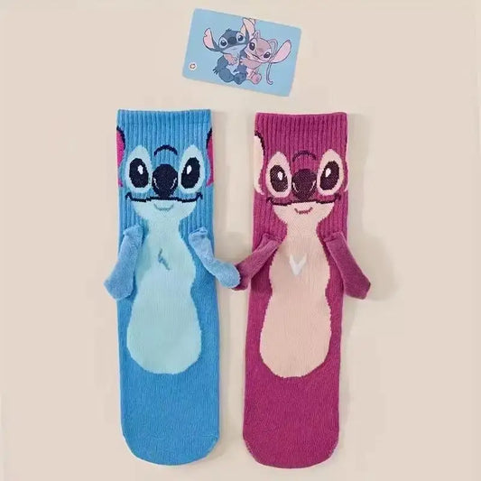 Chaussettes Stitch et Angel - Dépareillées