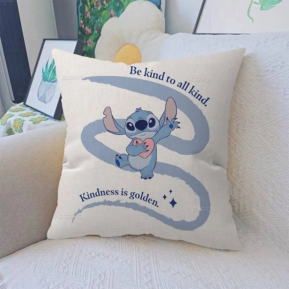 Housse de coussin Stitch - Kindness Is Golden