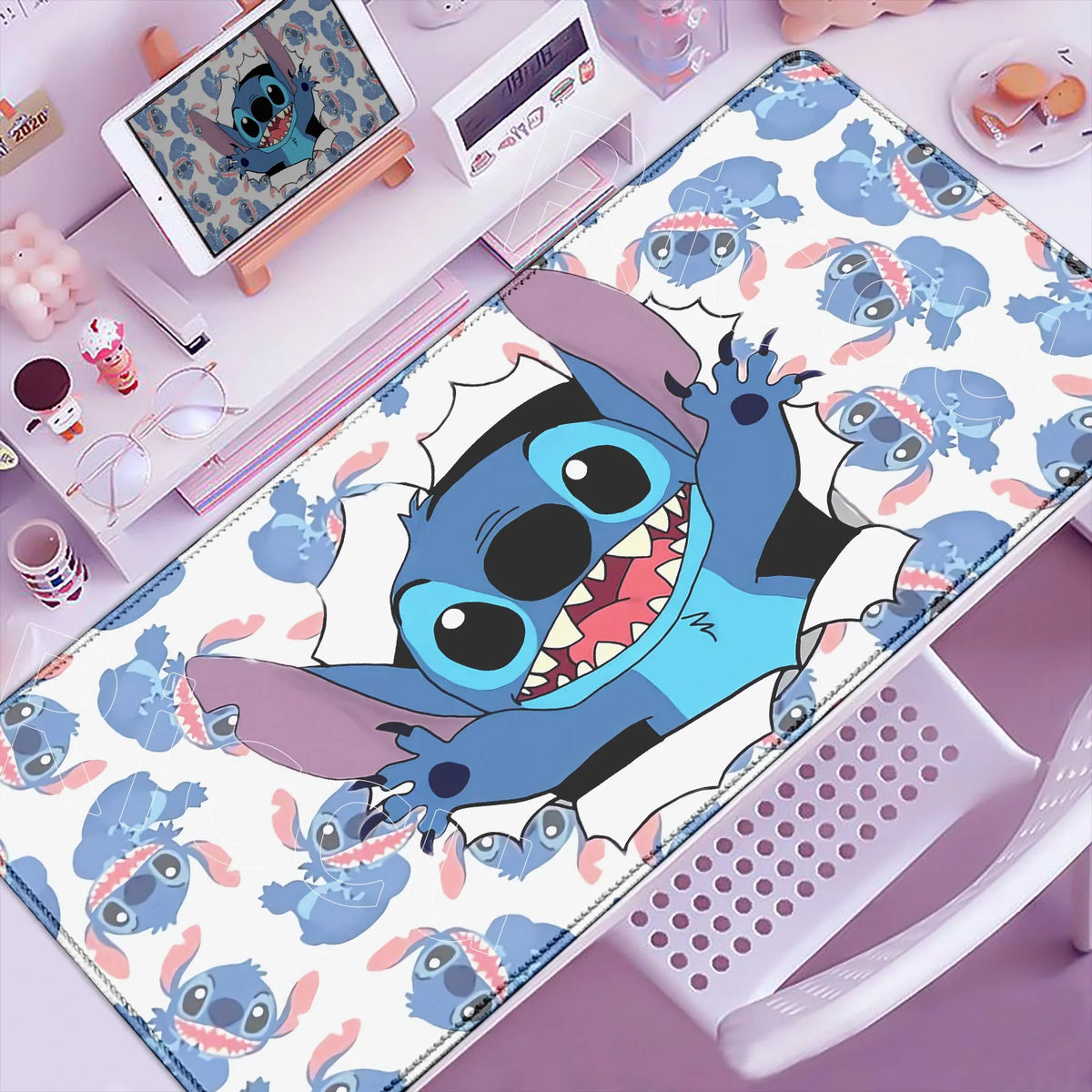 Tapis de souris Stitch - Papier Déchiré 2 Mm
