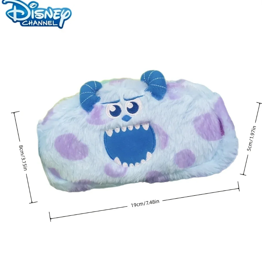 Trousse peluche Stitch - Bleue Rectangulaire