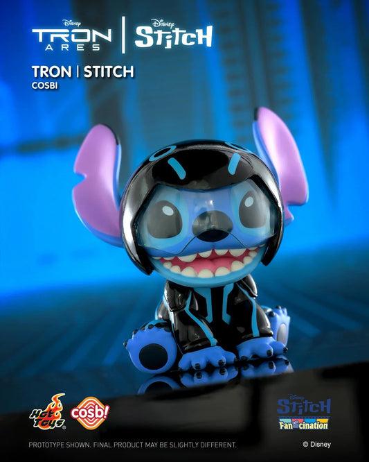 Figurine Stitch - Tron Bleu avec Casque