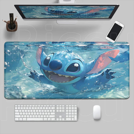 Tapis de souris Stitch - Baignade Bleue