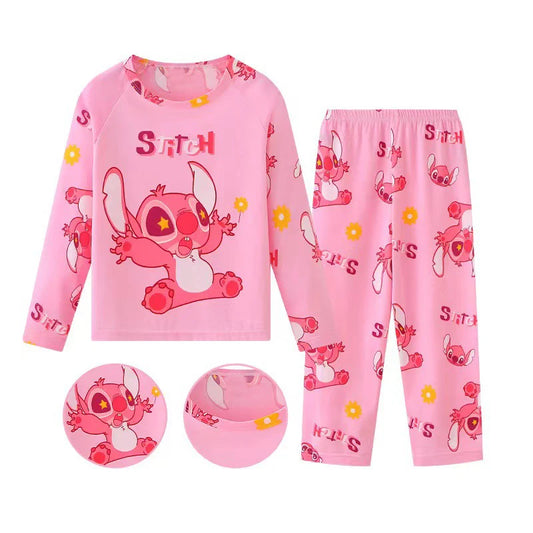 Pyjama Stitch - Rose et Lunettes Étoilées