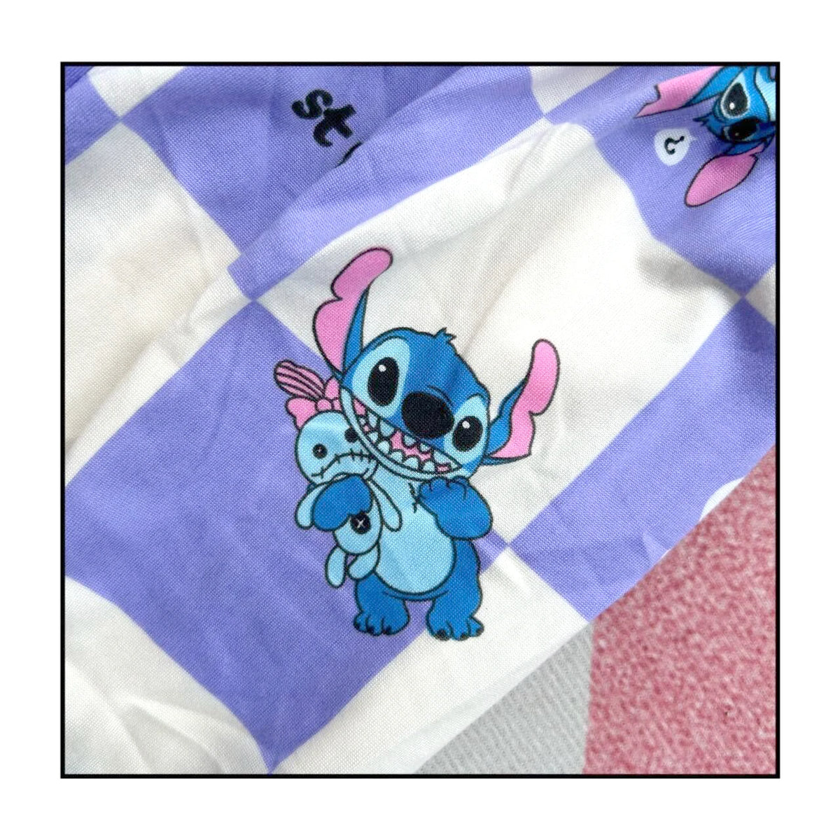 Pyjama Stitch - Rose et Lunettes Étoilées