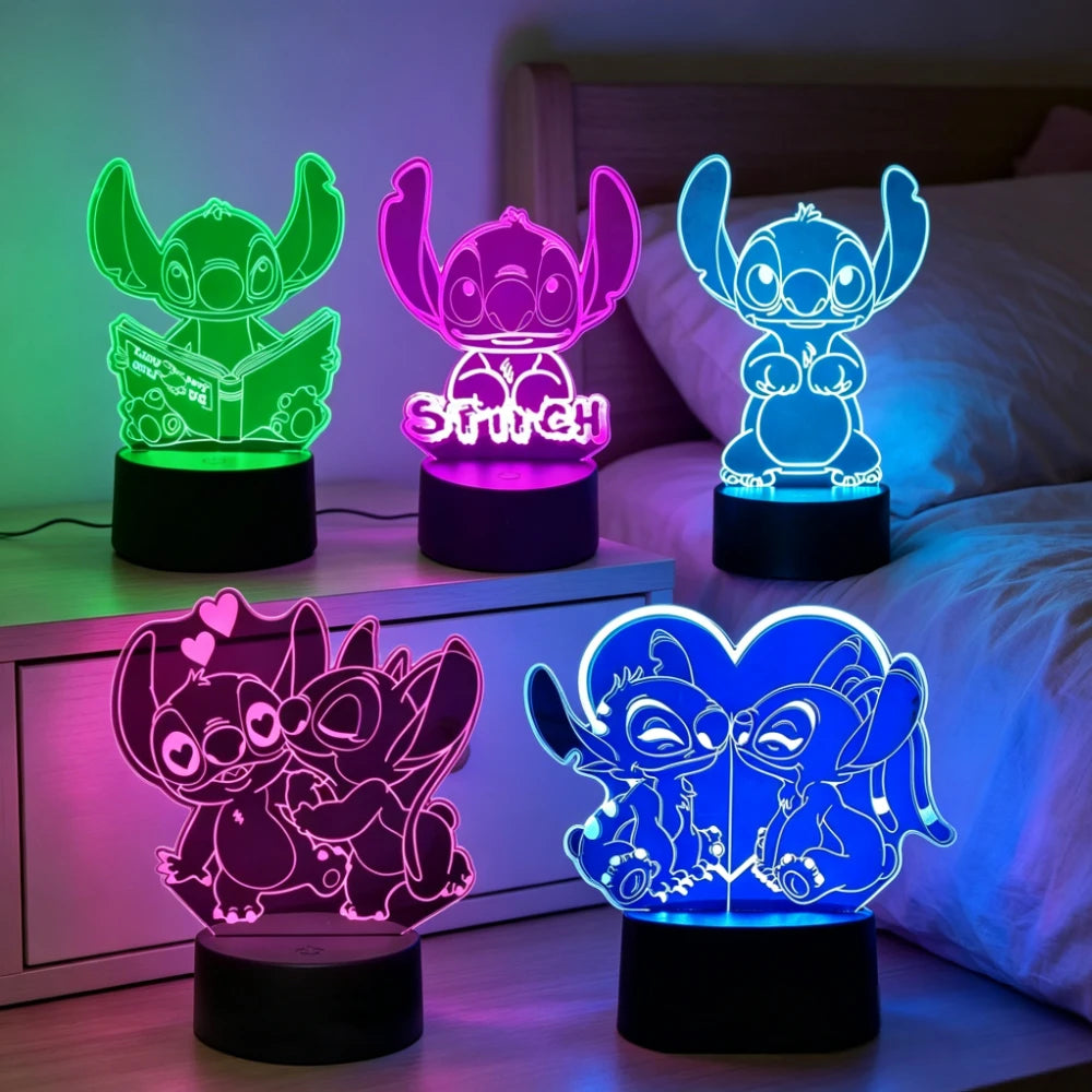 Lampe LED Stitch - Ananas à la Main